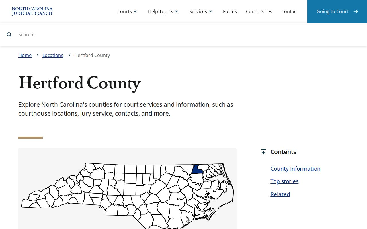 Hertford County criminal court record services